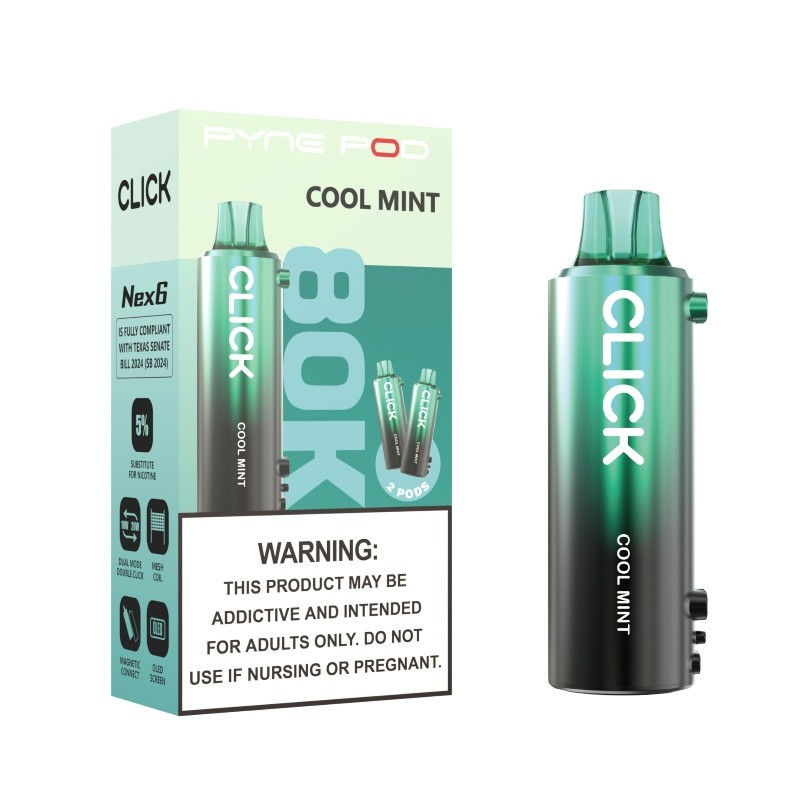 click vape disposable Pyne Pod 80K Pod 5% Choose Flavor:Tropical Blast Hawaii Juice Lost Mary 25ml